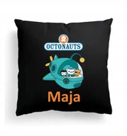 Poduszki dekoracyjne - Foto Poduszka Czarna Oktonauci Bajka +IMIĘ #6 - miniaturka - grafika 1