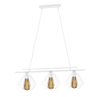 Lampy sufitowe - Druciana lampa wisząca z 2 źródłami światła TIJUANA LOFT - miniaturka - grafika 1