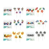 Urodziny dziecka - Świeczka urodzinowa ozdobna, 5 sztuk Ravi - miniaturka - grafika 1