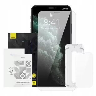 ﻿Szkło hartowane Baseus Crystal do iPhone X XS - Akcesoria do smartwatchy - miniaturka - grafika 1