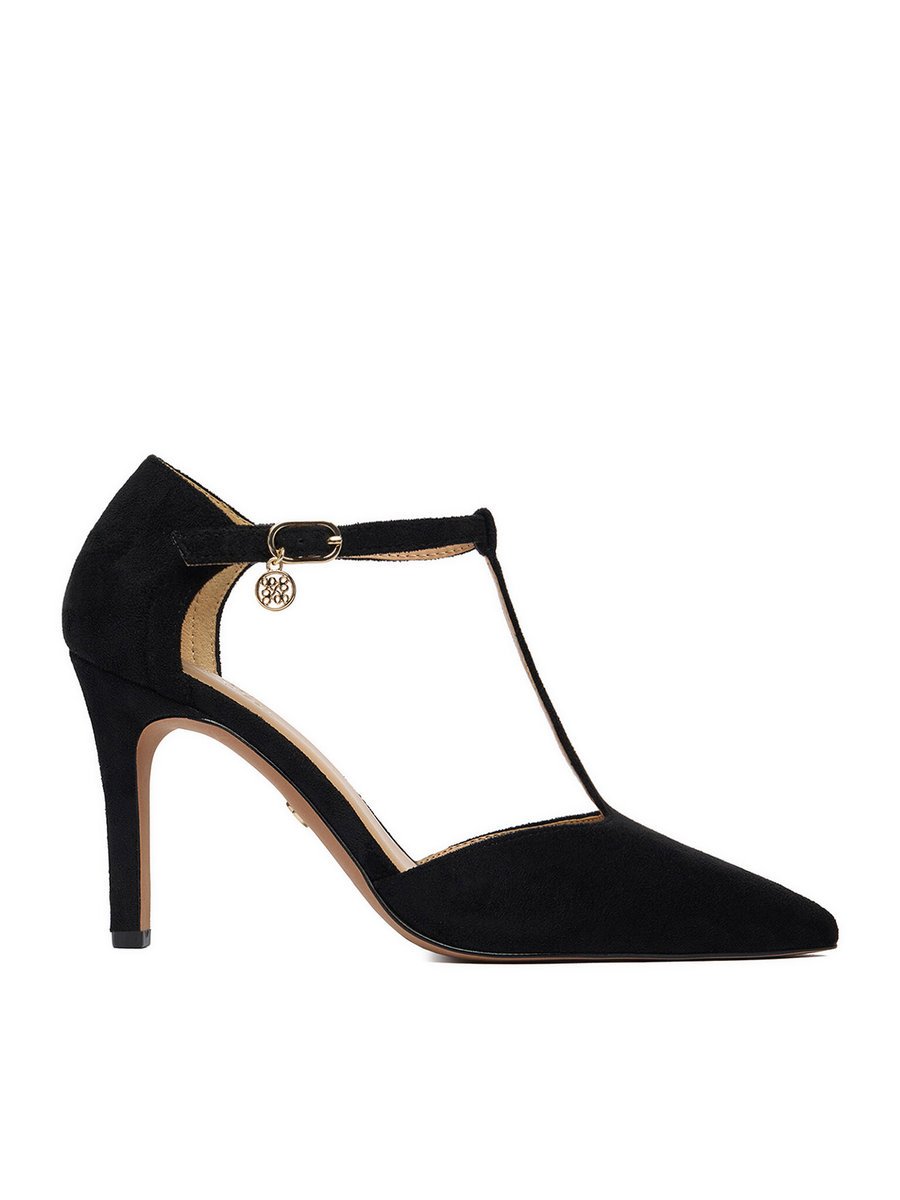 Nine West Szpilki Damskie Czarny NINE WEST-CEO-CD25-193-1 Czarny