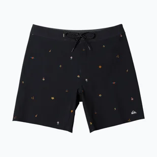 Szorty kąpielowe męskie Quiksilver Surfsilk Straight Leg 18 black - Spodenki damskie - miniaturka - grafika 1