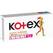 Tampony - Kotex KOTEX Tampony Active Super 16 szt.) - miniaturka - grafika 1