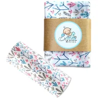 Otulacze - Ega Kids Pieluszka Otulacz Muślinowy Jarzębina 120/120 cm - miniaturka - grafika 1