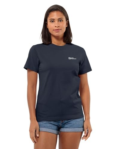 Jack Wolfskin Damska koszulka Essential, niebieski (Night Blue), M