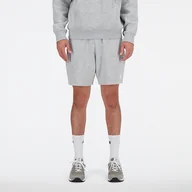 Spodenki męskie - Spodenki męskie New Balance MS41520AG  szare - miniaturka - grafika 1