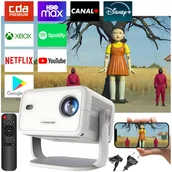 Projektory - PROJEKTOR RZUTNIK L018 SMART TV ANDROID 1920x 1080p NAJNOWSZY MODEL 2025 - miniaturka - grafika 1