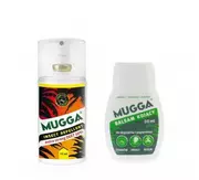 Zwalczanie i odstraszanie szkodników - Zestaw - Repelent Środek na komary i inne owady Mugga Strong Spray 50% DEET + Balsam kojący Mugga na ukąszenia i poparzenia 50ml - miniaturka - grafika 1