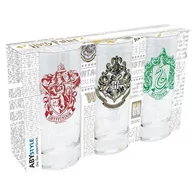 Szklanki - ABYstyle HARRY POTTER Zestaw 3 szklanek GW1459 - miniaturka - grafika 1