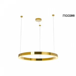 MOOSEE lampa wisząca RING LUXURY 90  złota - LED, chromowane złoto kod: MSE010100190 - Lampy sufitowe - miniaturka - grafika 1