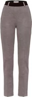 Spodnie damskie - Raphaela by Brax Damskie spodnie Lillyth Thermo Doppio Diagonal Jersey, szarobrązowy/szary, 36W / 32L - miniaturka - grafika 1