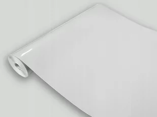 Okleina Meblowa Jasnoszara Połyskowa Na Meble Regał Szafkę 45x990 - Meble modułowe i akcesoria - miniaturka - grafika 1