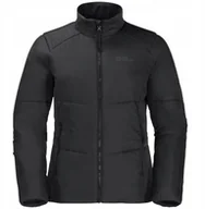 Bluzy męskie - Jack Wolfskin Bergland INS Hoody W 1207231-6000 Czarne XXL - miniaturka - grafika 1