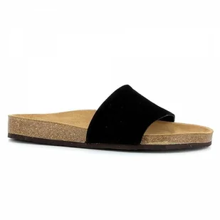 Klapki damskie czarne CARINII - Carinii - Klapki i japonki damskie - miniaturka - grafika 1