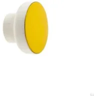 Klamki - Gałka meblowa Simple White 40 Drewniana Emaliowana Żółta E_28-WH-ZO - miniaturka - grafika 1