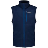 Garnitury - Columbia Męska kamizelka polarowa Fast Trek, Collegiate Navy, M - miniaturka - grafika 1