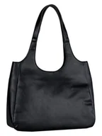 Torebki damskie - Tom Tailor Shopper bag "Leana" w kolorze czarnym - 35 x 28 x 13 cm - miniaturka - grafika 1
