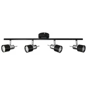 Lampy sufitowe - Reflektor 4-punktowy ORO STERNA 4xGU10 czarny - miniaturka - grafika 1