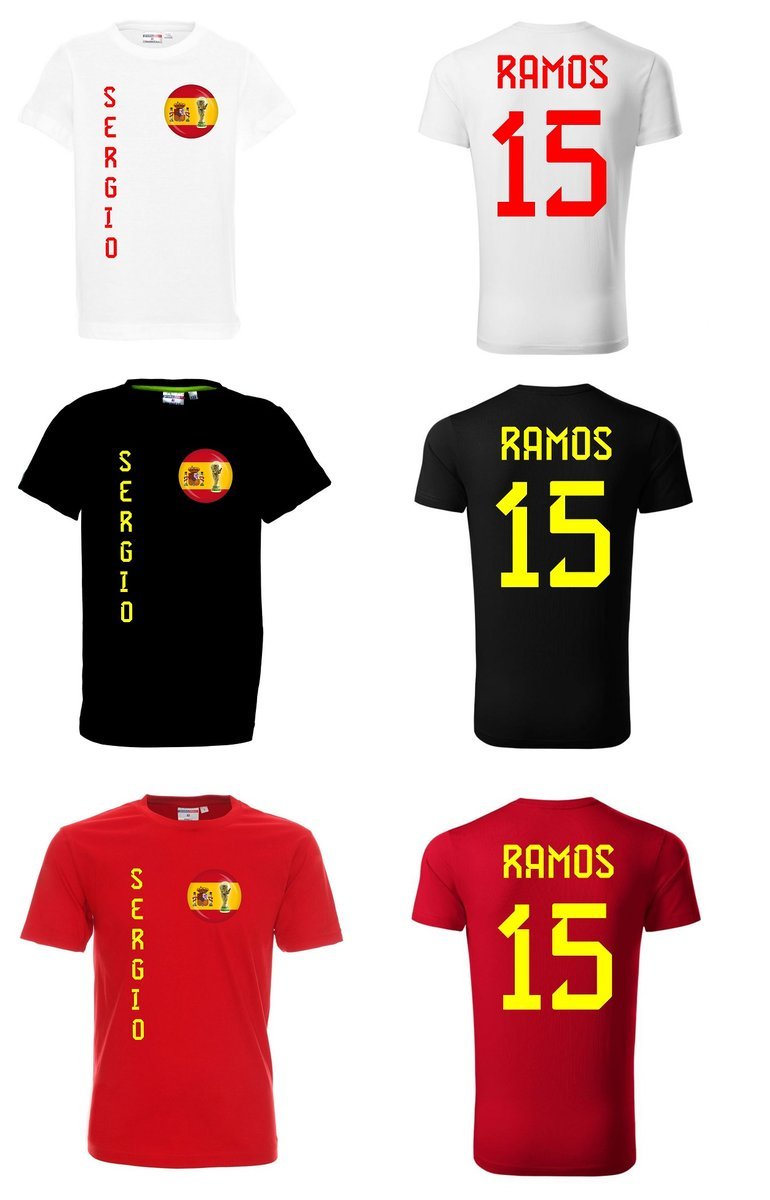 Koszulka HISZPANIA SERGIO RAMOS 15 JR