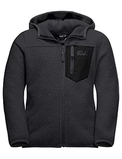 Jack Wolfskin Unisex dziecięca kurtka Ice Cloud Hood Jacket K Phantom 164 - Kurtki i płaszcze dla chłopców - miniaturka - grafika 1