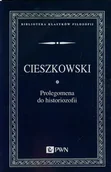 Podręczniki dla szkół wyższych - Wydawnictwo Naukowe PWN Prolegomena do historiozofii - Cieszkowski August - miniaturka - grafika 1