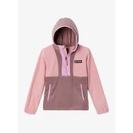 Odzież trekkingowa damska - Bluza z kapturem chłopięca Columbia Back Bowl Lite Half Zip Hoodie - miniaturka - grafika 1