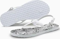Sandały damskie - Puma Sandały sportowe damskie Cozy Untamed białe r. 37 - miniaturka - grafika 1