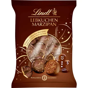 LINDT świąteczne praliny Lebkuchen Marzipan 100g 5 szt - Bombonierki i czekoladki - miniaturka - grafika 1