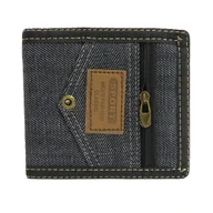 Portfele - Portfel młodzieżowy sportowy JEANS ciemny granat DH-309 - miniaturka - grafika 1