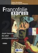Książki edukacyjne - Francofolie express 2 Język francuski Boutegege Regine Supryn-Klepcarz Magdalena - miniaturka - grafika 1