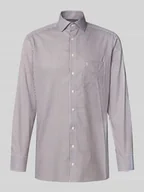 Koszule męskie - Koszula biznesowa o kroju modern fit z kołnierzykiem typu kent model ‘Global Kent’ - miniaturka - grafika 1