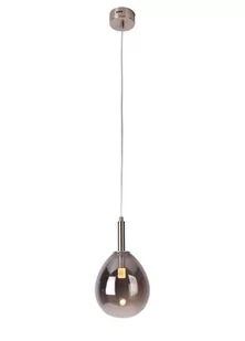 LUNO Lampa Wisząca Lukka LUNO styl nowoczesny szkło srebrny 50133211 - Lampy sufitowe - miniaturka - grafika 1