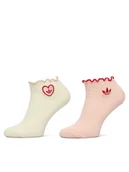 Skarpetki damskie - adidas Skarpety krótkie KR3430 Kolorowy - miniaturka - grafika 1