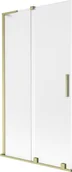Parawany nawannowe - Mexen Velar L parawan nawannowy 2-skrzydłowy rozsuwany 100 x 150 cm, szron, złoty szczotkowany - 896-100-003-31-55 - miniaturka - grafika 1