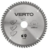 Tarcze do pił - Verto Tarcza do aluminium widiowa 200x30 60 zębów 61H190 - miniaturka - grafika 1