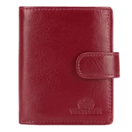 Portfele - Portfel skórzany unisex zapinany na zatrzask - miniaturka - grafika 1