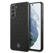 Etui i futerały do telefonów - Mercedes MEHCS21FESPSQBK S21 FE G990 czarny/black hardcase Leather Stars Pattern Mer007307-0 - miniaturka - grafika 1
