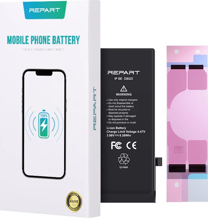 Bateria zastępcza TRADEBIT REPART kompatybilna z Apple iPhone SE 2022 - Li-Ion - 2160 mAh - Bateria zastępcza o dużej pojemności