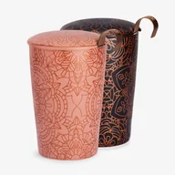 Kubki - Eigenart EIGENART MANDALA EBONY KUBEK Z ZAPARZACZEM 350 ML PORCELANA kl80051E - miniaturka - grafika 1