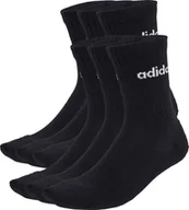 Skarpety termoaktywne - Skarpety adidas Linear Crew Socks Cushioned 6 Pair Pack czarne JL6094 37-39 - miniaturka - grafika 1