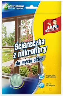 Jan Niezbędny mikrofibra do mycia okien MAX-7977 + 20 zł na pierwsze zakupy - Ściereczki, gąbki, czyściki - miniaturka - grafika 2