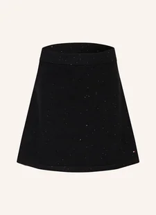 Tommy Hilfiger Spódnica Z Dzianiny Z Cekinami schwarz - Spódnice - miniaturka - grafika 1