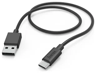 Hama USB-A - USB-C, 1m czarny - Kable USB - miniaturka - grafika 1