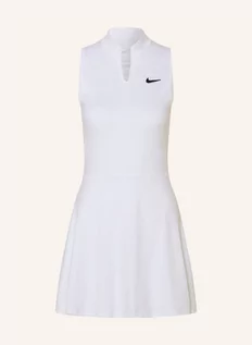 Spódnice - Nike Spódnica Tenisowa Nikecourt Dri-Fit Victory weiss - grafika 1