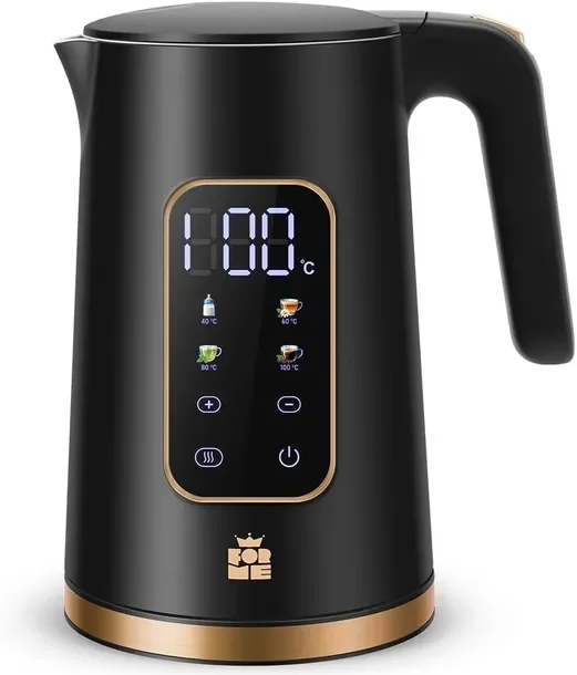 Czajnik elektryczny ForMe 1.7L regulacja temperatury 40-100C wyświetlacz