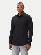Koszule męskie - Armani Exchange Koszula XM001504 AF10192 UC001 Czarny Regular Fit - miniaturka - grafika 1