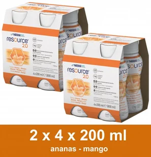 NESTLE Resource 2.0 ananas mango w sześciopaku 6x 4 x 200 ml - Żywienie medyczne - miniaturka - grafika 4