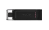 Pendrive - Kingston Technology DataTraveler 70 128 GB USB Type-C 3.2 Gen 1 (3.1 Gen 1) Czarny DT70/128GB - miniaturka - grafika 1