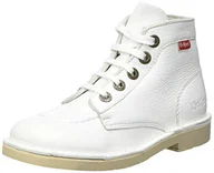 Botki damskie - Kickers Unisex Kick Col botki, biały - biały - 42 EU - miniaturka - grafika 1