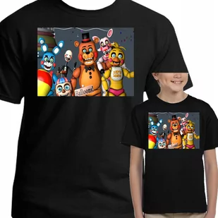 3006 KOSZULKA FIVE NIGHTS FREDDYS FNAF 152 CZARNA - Moda i Uroda OUTLET - miniaturka - grafika 1